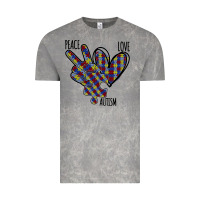 Cloud Rock Peace Love Autism Vintage Tee - Bettercallsaul