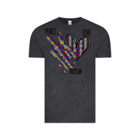 Vintage Black Peace Love Autism Vintage Tee - Bettercallsaul