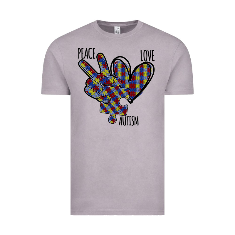 Peace Love Autism Vintage Tee by Bettercallsaul | Teevron