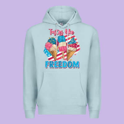 Tastes Like Freedom 4th Of July Premium Hoodie Designed By Fadigitalartstudio