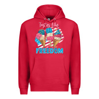 Cardinal Tastes like freedom 4th of July Premium Hoodie - FaDigitalArtStudio