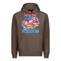 Coffee Tastes like freedom 4th of July Premium Hoodie - FaDigitalArtStudio
