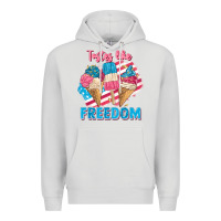 Dove Grey Tastes like freedom 4th of July Premium Hoodie - FaDigitalArtStudio
