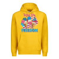 Lemon Tastes like freedom 4th of July Premium Hoodie - FaDigitalArtStudio