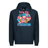 Navy Tastes like freedom 4th of July Premium Hoodie - FaDigitalArtStudio