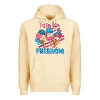 Pina Colada Tastes like freedom 4th of July Premium Hoodie - FaDigitalArtStudio