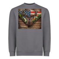 Storm usa deer hunting Heavyweight Sweatshirt - CowGirlArtShop