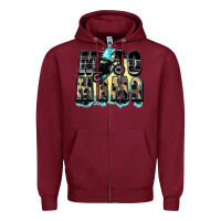 Burgundy Moto mama Mother's Day Zipper Hoodie - FaDigitalArtStudio