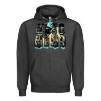 Charcoal Heather Moto mama Mother's Day Zipper Hoodie - FaDigitalArtStudio