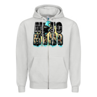 Dove Grey Moto mama Mother's Day Zipper Hoodie - FaDigitalArtStudio