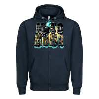 Navy Moto mama Mother's Day Zipper Hoodie - FaDigitalArtStudio