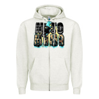 Oatmeal Heather Moto mama Mother's Day Zipper Hoodie - FaDigitalArtStudio