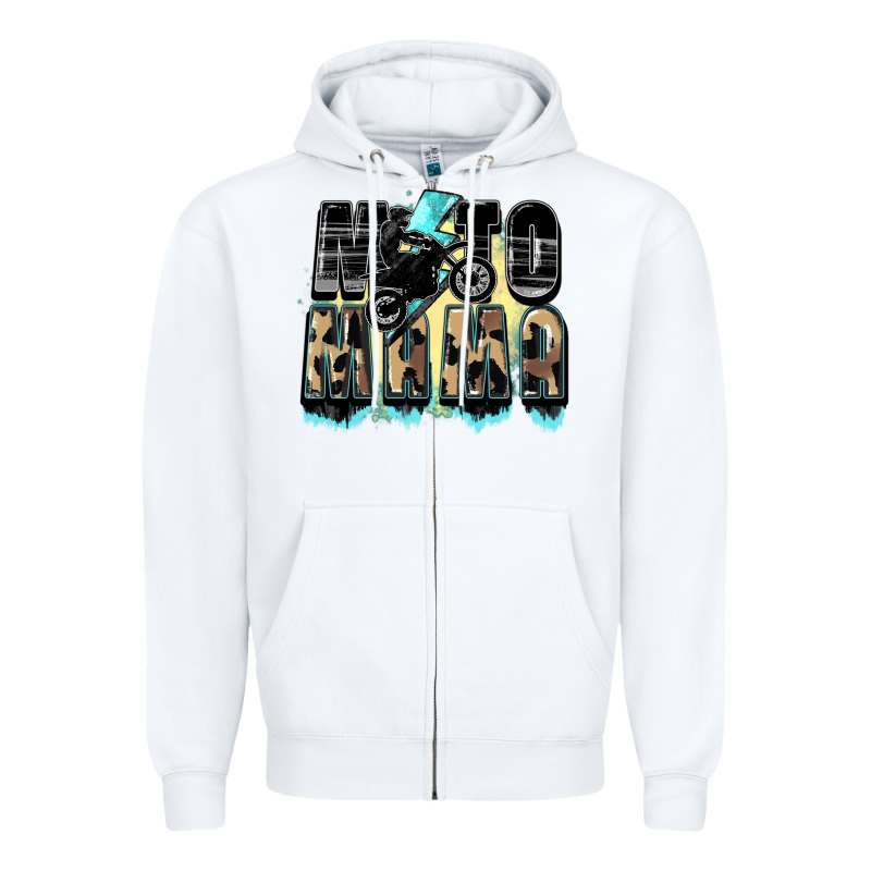 Moto Mama Mother's Day Zipper Hoodie by FaDigitalArtStudio | Teevron