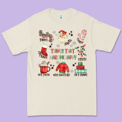 Thing That Make Me Happy Premium Tee Designed By Maliassmallbusiness