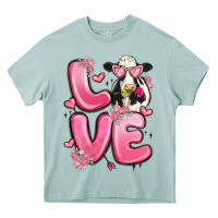 Arona love cow valentine's day Heavy Core Tee - MaliasSmallBusiness
