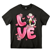 Asphalt love cow valentine's day Heavy Core Tee - MaliasSmallBusiness