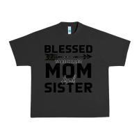 Pigment Black Blessed Mom And Sister Urban Heavy Tee - Bettercallsaul