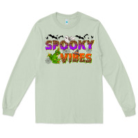 Matcha Spooky vibes Long Sleeve Tee - NancyCooperArtShop