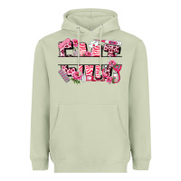 Matcha breast cancer emt emergency medical technician Heavyweight Hoodie - LillyAllenDesigns