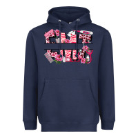 Navy breast cancer emt emergency medical technician Heavyweight Hoodie - LillyAllenDesigns