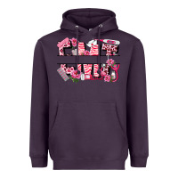 Plum breast cancer emt emergency medical technician Heavyweight Hoodie - LillyAllenDesigns