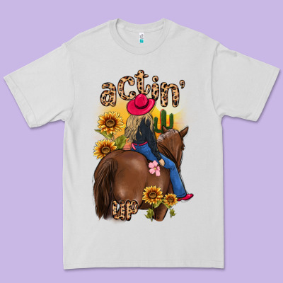 Actin Up Malias Premium Tee Designed By Maliassmallbusiness