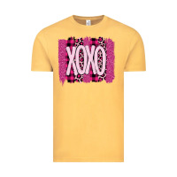 Vintage Mustard Love Xoxo Brushstrokes Valentines Vintage Tee - Bettercallsaul