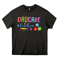 Asphalt daycare teacher Heavy Core Tee - MaliasSmallBusiness