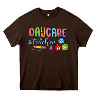 Chocolate Brown daycare teacher Heavy Core Tee - MaliasSmallBusiness