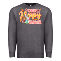 Charcoal Heather One hoppy Mama Premium Sweatshirt - LillyAllenDesigns