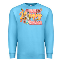 Ocean Blue One hoppy Mama Premium Sweatshirt - LillyAllenDesigns
