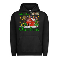 Pigment Black Small Town Christmas Urban Hoodie - Artiststas