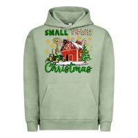 Pigment Oil Green Small Town Christmas Urban Hoodie - Artiststas