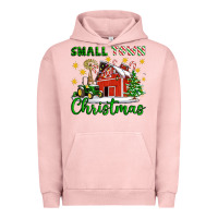 Pigment Salmon Small Town Christmas Urban Hoodie - Artiststas