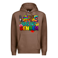 Chestnut love has no gender pride Premium Hoodie - FaDigitalArtStudio