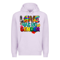 Lilac love has no gender pride Premium Hoodie - FaDigitalArtStudio