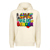 Sandshell love has no gender pride Premium Hoodie - FaDigitalArtStudio