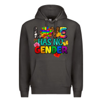 Smoke love has no gender pride Premium Hoodie - FaDigitalArtStudio