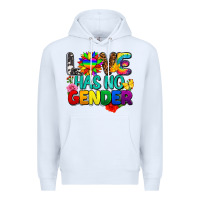 White love has no gender pride Premium Hoodie - FaDigitalArtStudio