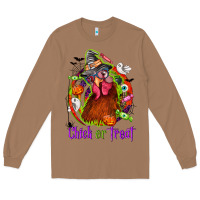 Toasted Coconut Chick or treat Halloween Long Sleeve Tee - NancyCooperArtShop
