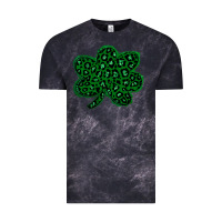 Cloud Black shamrock st patrick Vintage Tee - Bettercallsaul