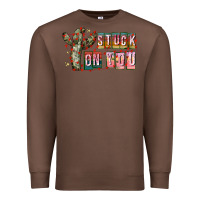 Chestnut Stuck on You Premium Sweatshirt - CowhideDigitalArt