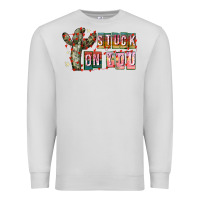 Dove Grey Stuck on You Premium Sweatshirt - CowhideDigitalArt