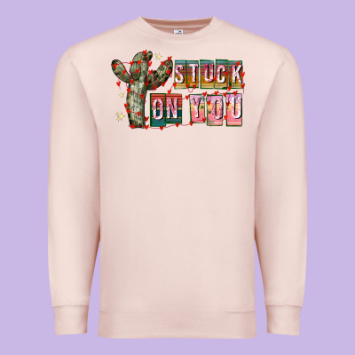 Stuck On You Premium Sweatshirt Designed By Cowhidedigitalart