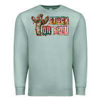 Seafoam Stuck on You Premium Sweatshirt - CowhideDigitalArt