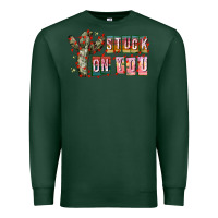 Sports Green Stuck on You Premium Sweatshirt - CowhideDigitalArt