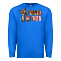 True Royal Stuck on You Premium Sweatshirt - CowhideDigitalArt
