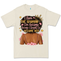 Bone i love the woman i've become because i fought to b Premium Tee - MaliasSmallBusiness