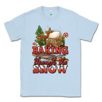 Dusty Blue baking through the snow Classic Tee - Jasminsmagicworld