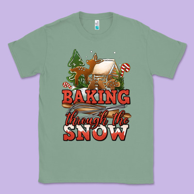 Baking Through The Snow Classic Tee Designed By Jasminsmagicworld